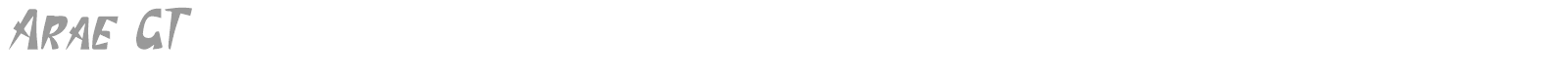 Arae GT font preview